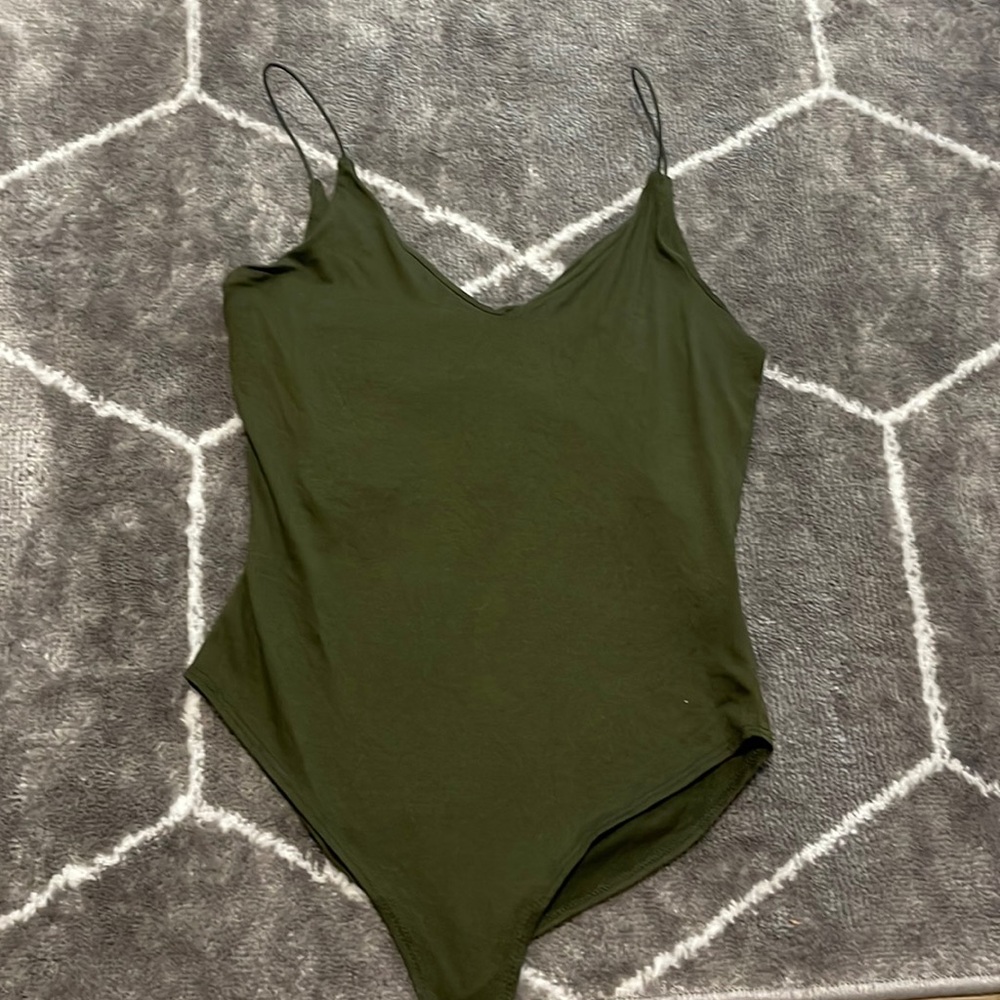 Green body suit